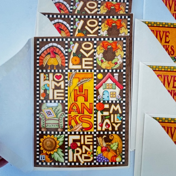 Mary Engelbreit Lot of Vintage Cards Thanksgiving Friendship Vintage - Picture 10 of 16